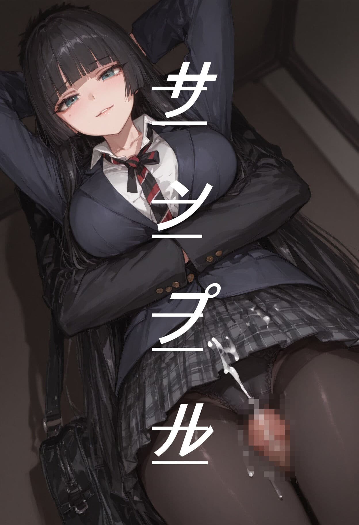 黒ストJKに素股してもらう画集 サンプル5