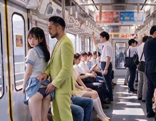 露出開眼  ことりちゃんの場合  第1話  電車で知らないおじさんにそそのかされて サンプル4