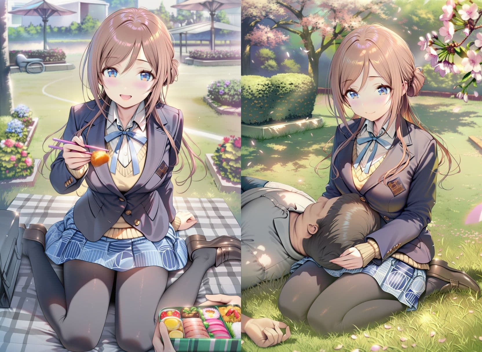 姫〇莉波とデートしてえっち サンプル1