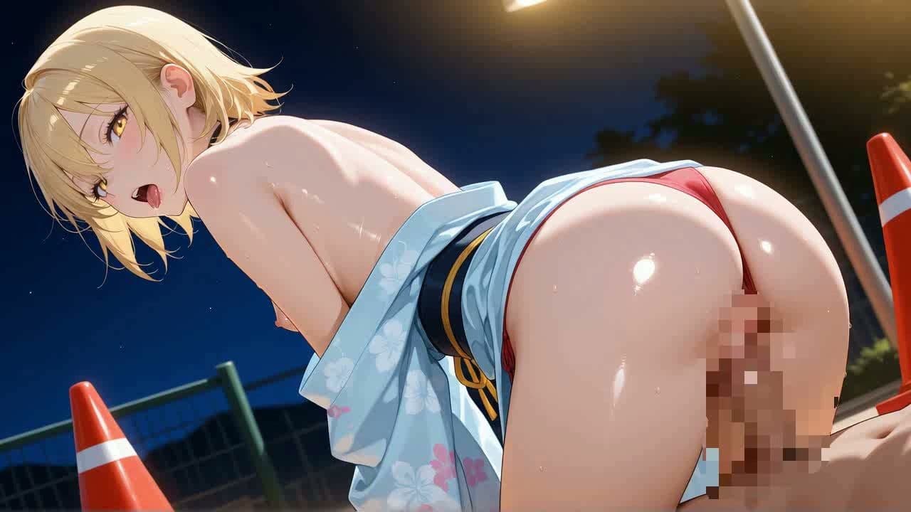 【4K120FPS】夏祭り浴衣娘〜精液逆流どぴゅどぴゅの100連発 サンプル5