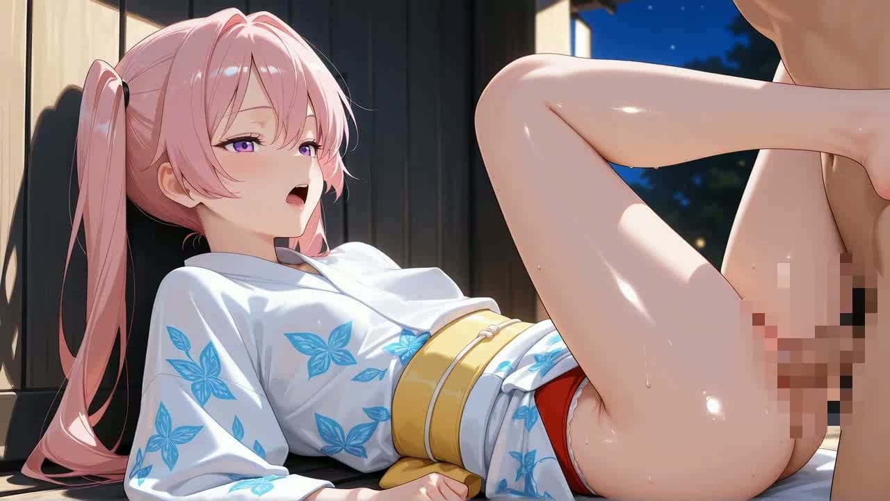 【4K120FPS】夏祭り浴衣娘〜精液逆流どぴゅどぴゅの100連発 サンプル8