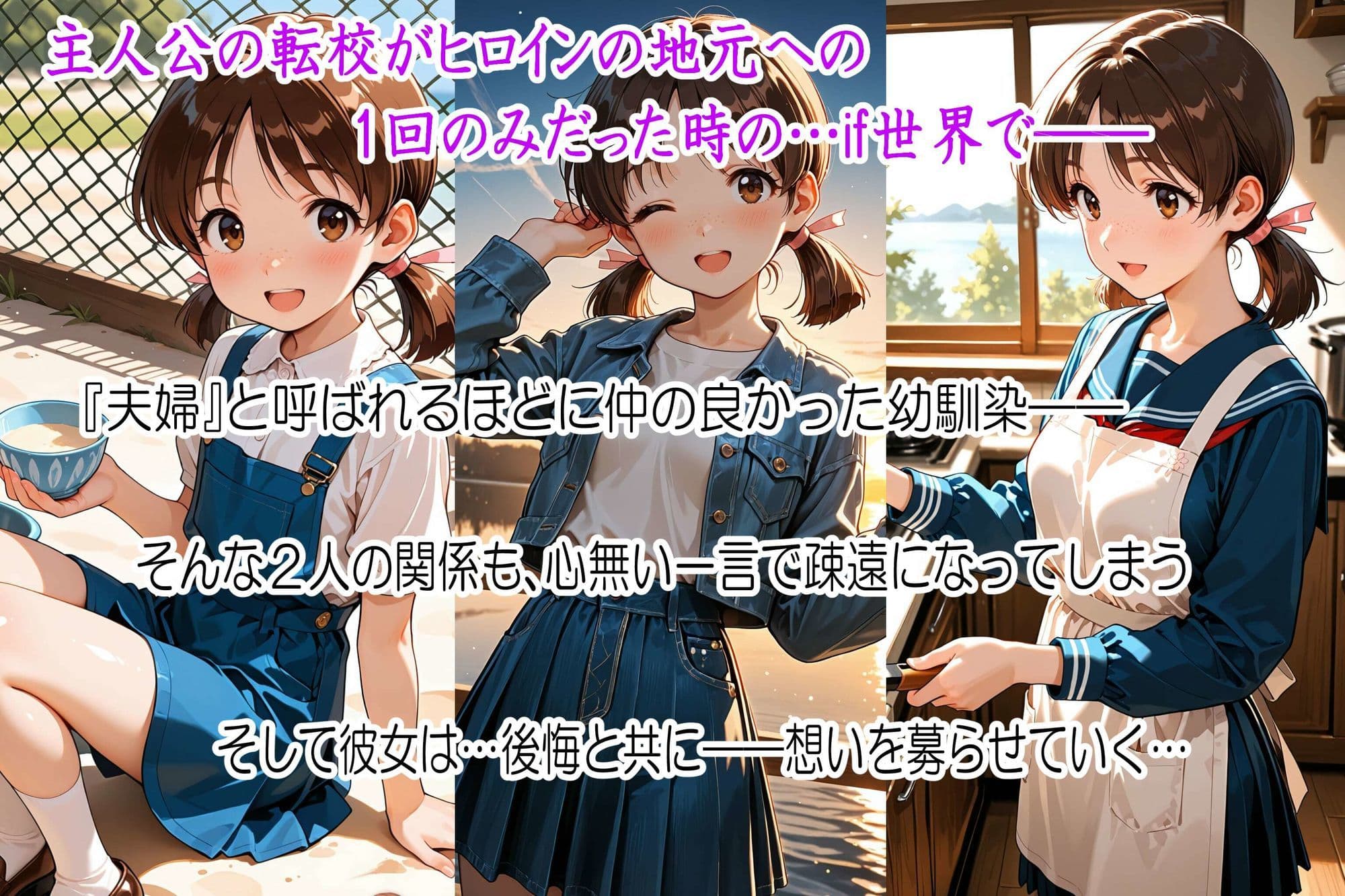 センチ〜if〜1都市1少女物語【安〇妙子:青森ルート】 サンプル1