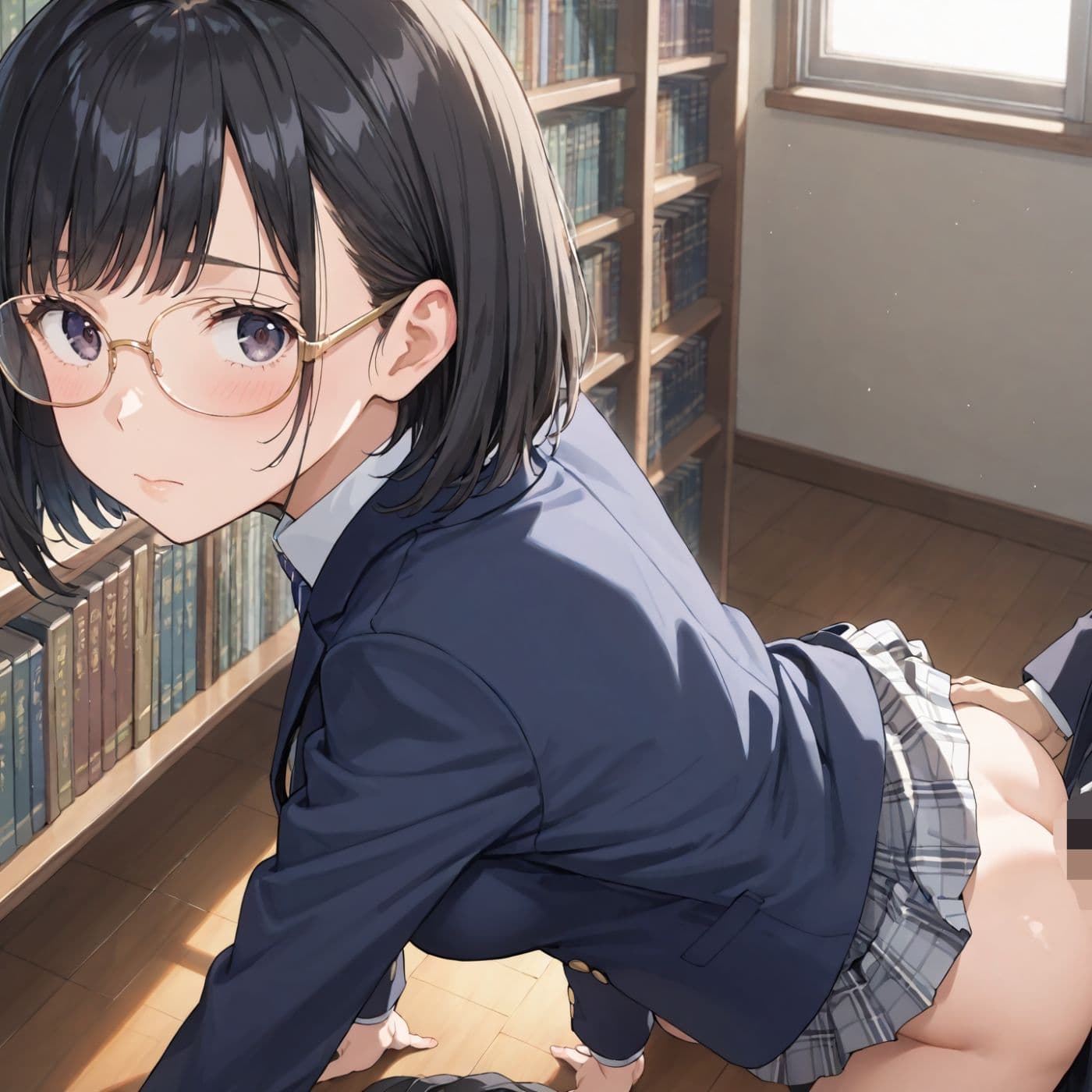 学園性活！図書委員と官能的な秘め事11【メガネ美少女の厳選CG245枚収録】PC向け サンプル4