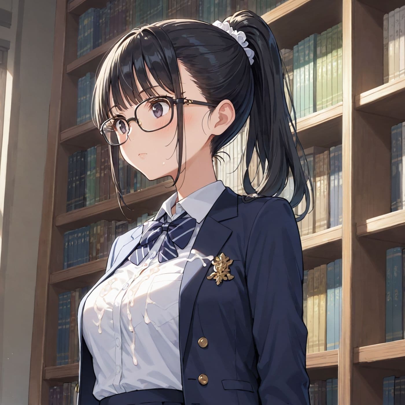 学園性活！図書委員と官能的な秘め事11【メガネ美少女の厳選CG245枚収録】PC向け サンプル5