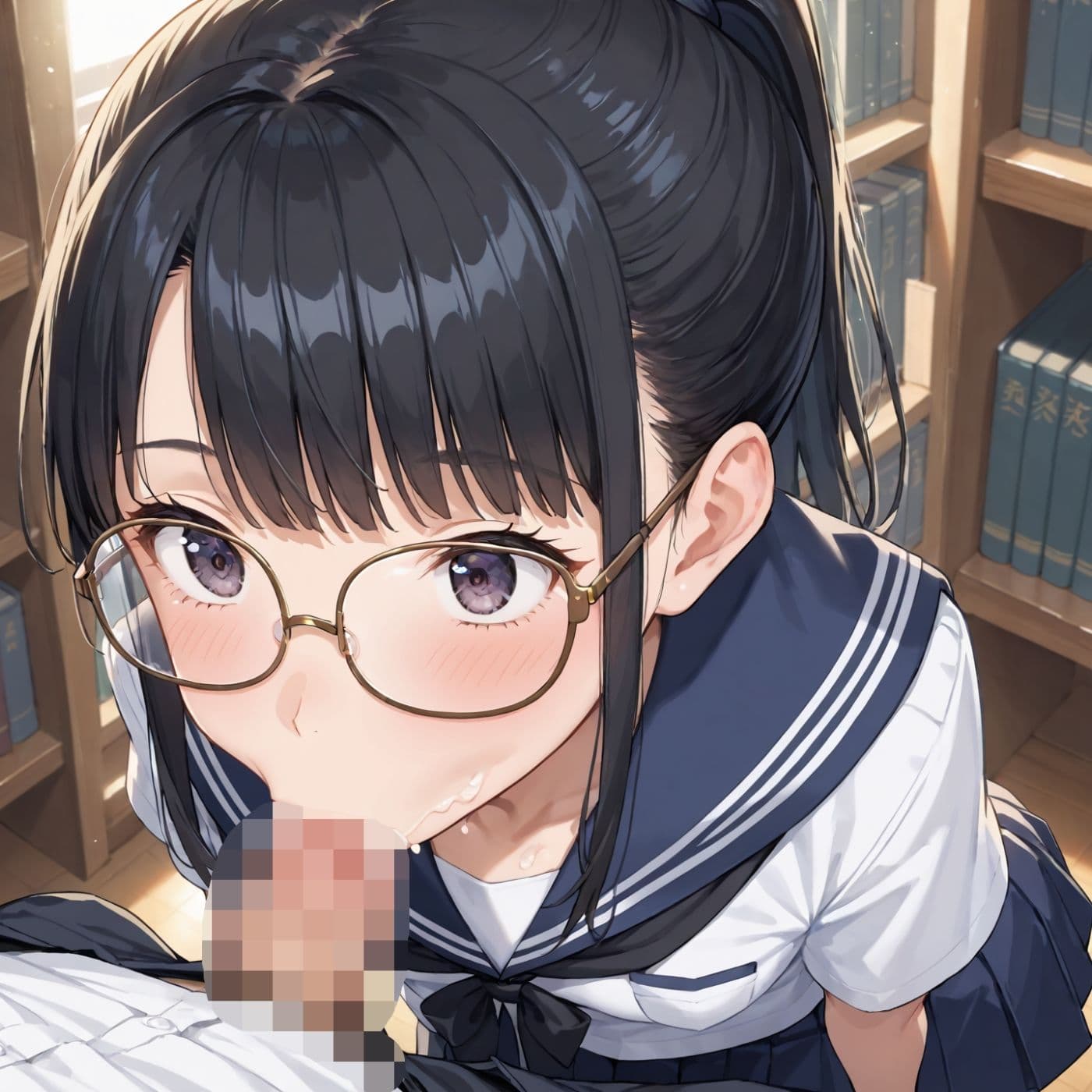 学園性活！図書委員と官能的な秘め事11【メガネ美少女の厳選CG245枚収録】PC向け サンプル6