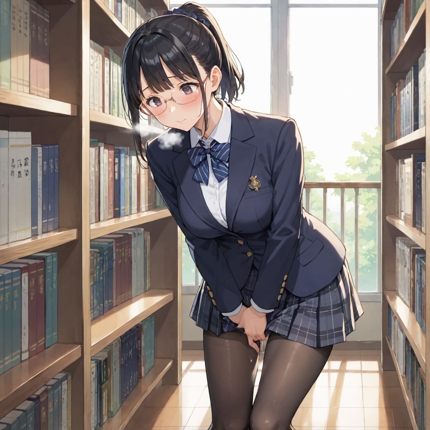 学園性活！図書委員と官能的な秘め事11【メガネ美少女の厳選CG245枚収録】PC向け サンプル9