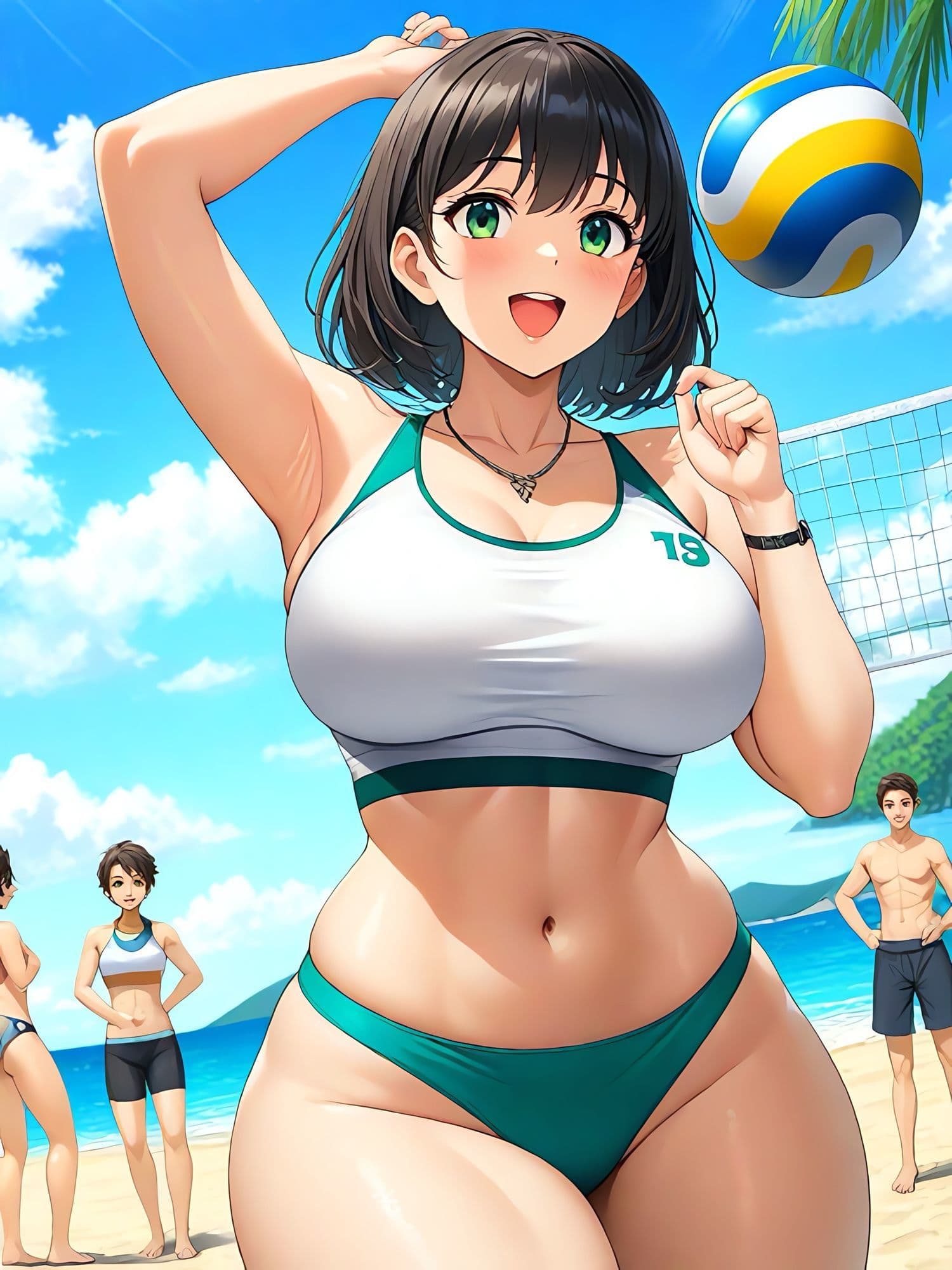 ビーチバレー サンプル3