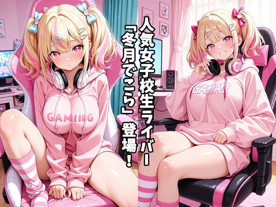 女子校生ライバー冬月でこら  配信後の生ハメ画像が大流出！ サンプル1
