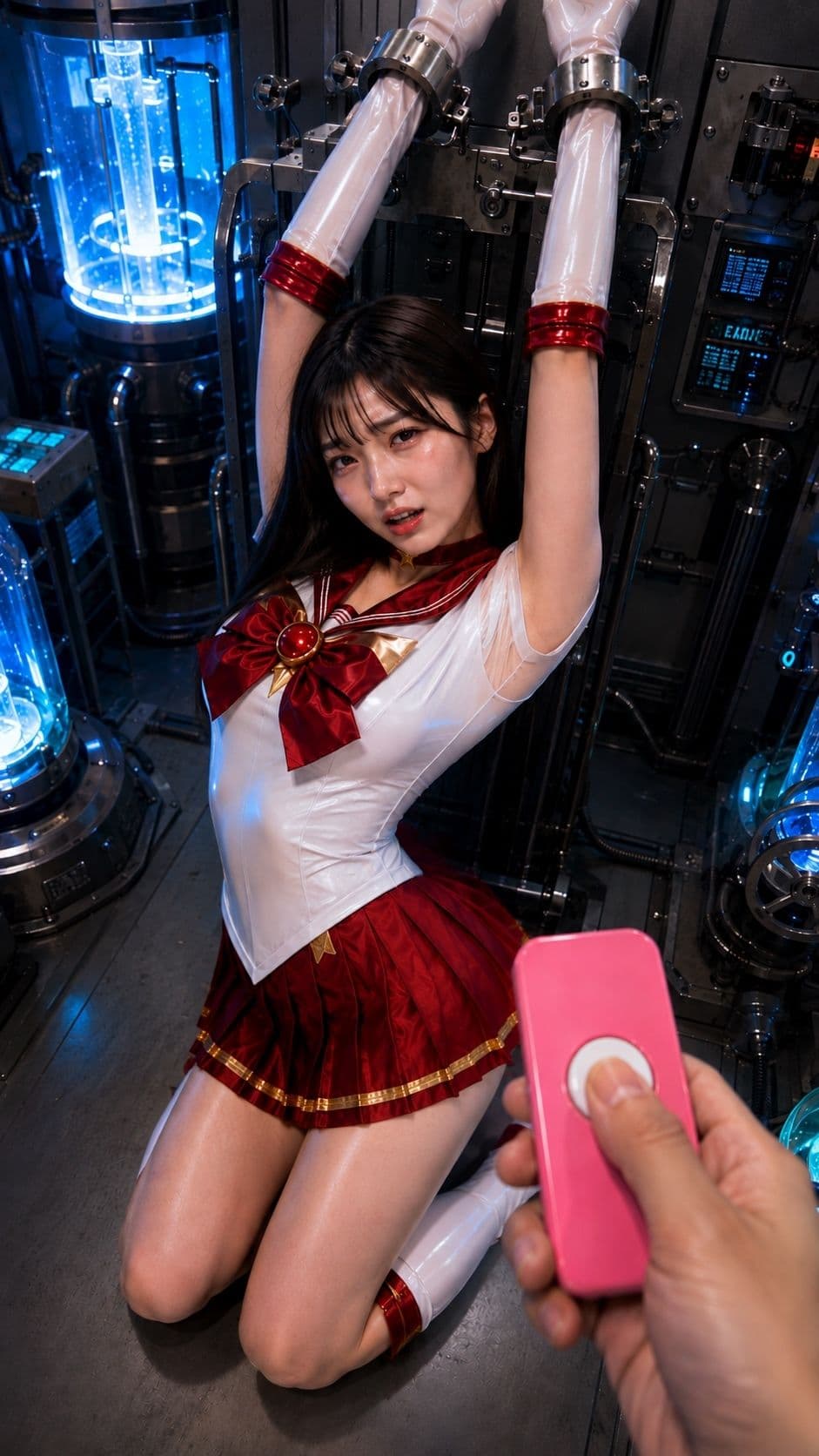 特撮ヒロイン絶体絶命〜セーラーヒロインリモコンバイブ責め〜 サンプル3