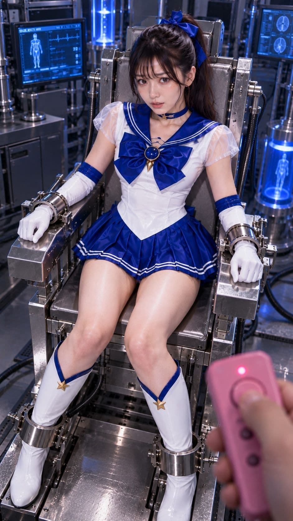 特撮ヒロイン絶体絶命〜セーラーヒロインリモコンバイブ責め〜 サンプル5