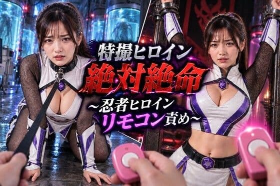 特撮ヒロイン絶体絶命〜忍者ヒロインリモコンバイブ責め〜