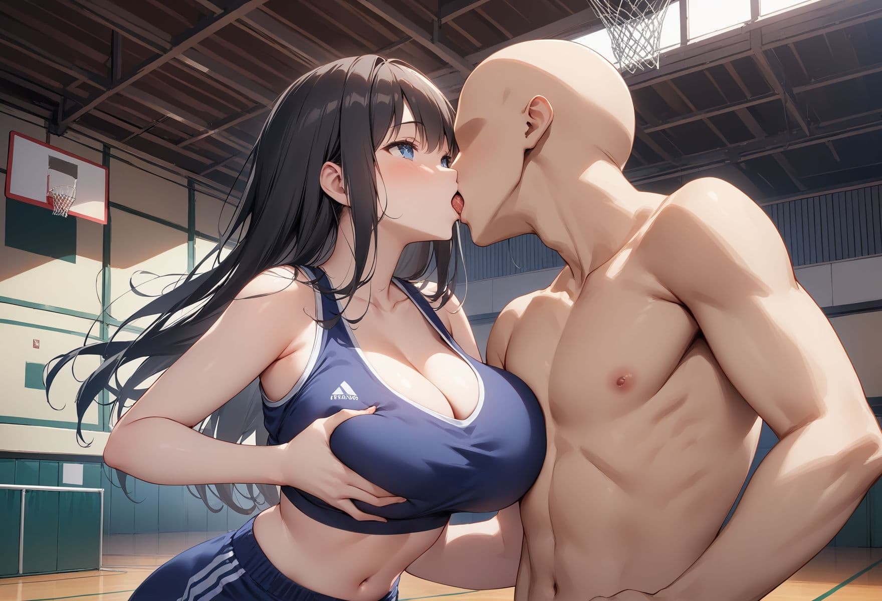 美女で巨乳なダンス部員たちはスポブラのままエロオヤジに〇されています サンプル3