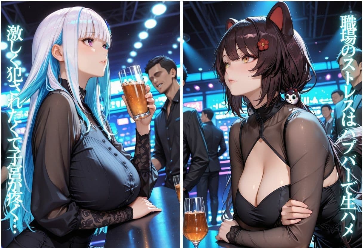痴女の秘密のハプバーNight〜男たちを食い尽くす乱交プリンセス〜Vol.5 サンプル2