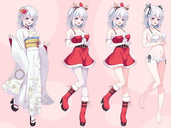 【立ち絵素材R18】ちょっぴりおかしな傷有少女 フルセットPSDパック サンプル2