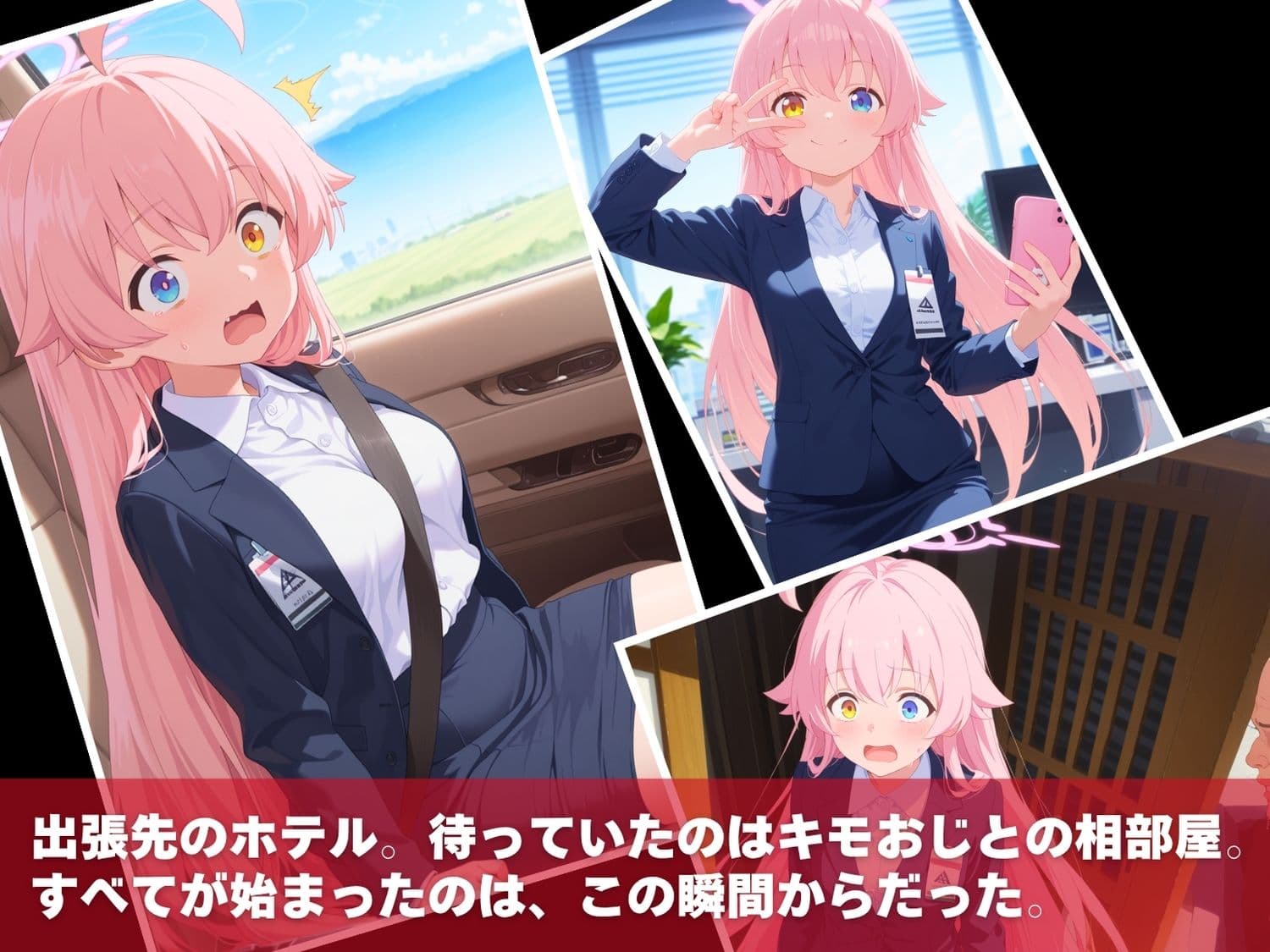 ブ◯ーアーカイブ  VOL.1 〜キモおじ温泉地獄〜 サンプル1