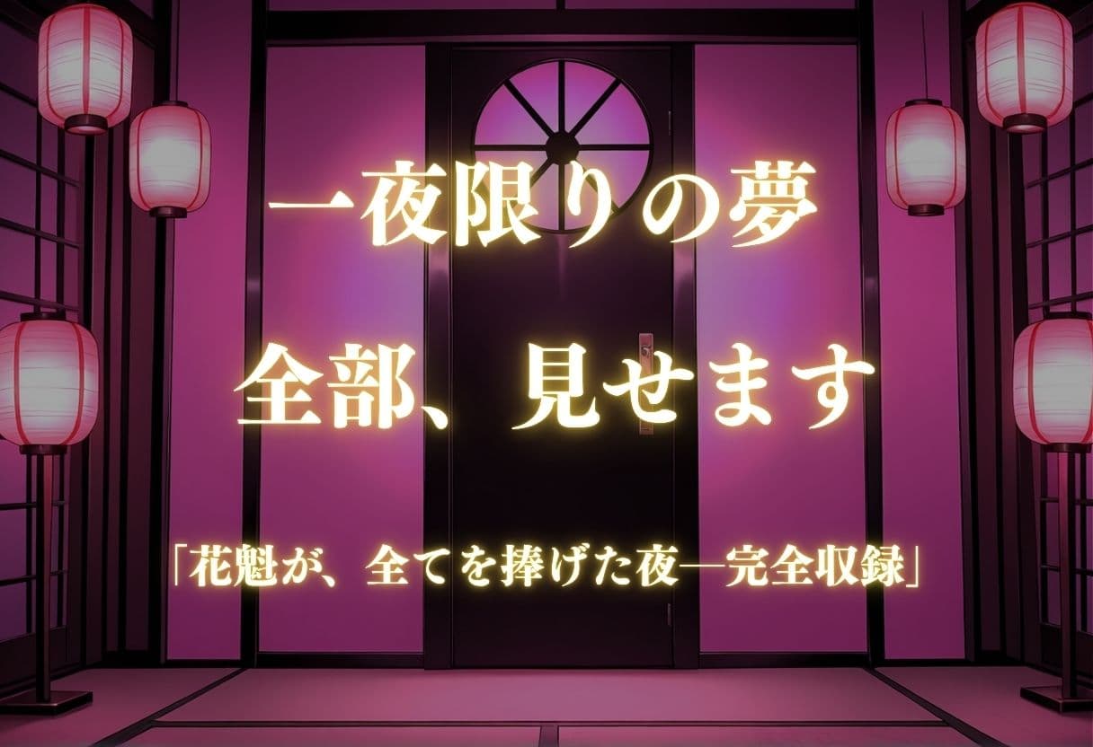 【遊郭・花魁】絢爛な着物がはだけ、あなただけに乱れる夜〜To L◯VEる◯ver.〜 サンプル4
