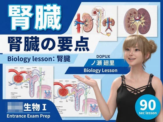 【▲20】パンチラガチャ★一ノ瀬廻里 大学に進学し強豪予備校『DOPUX（ドピュックス』で生物I，IIを教える名物講師に！（Vol.053:腎臓）