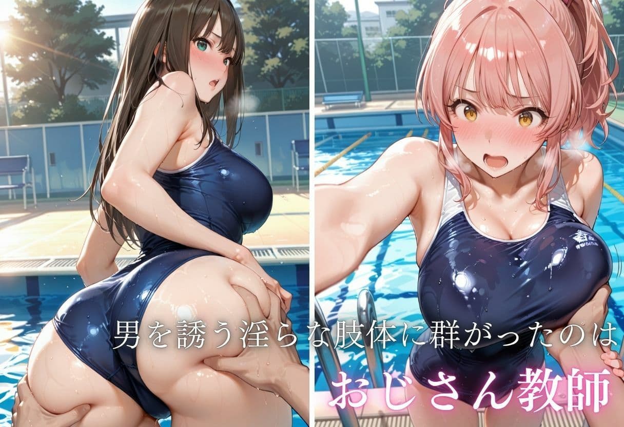 学校のプールでスクール水着を狙う教師〜逃げるヒロインは体育館倉庫で完堕ち〜Vol.1 サンプル5