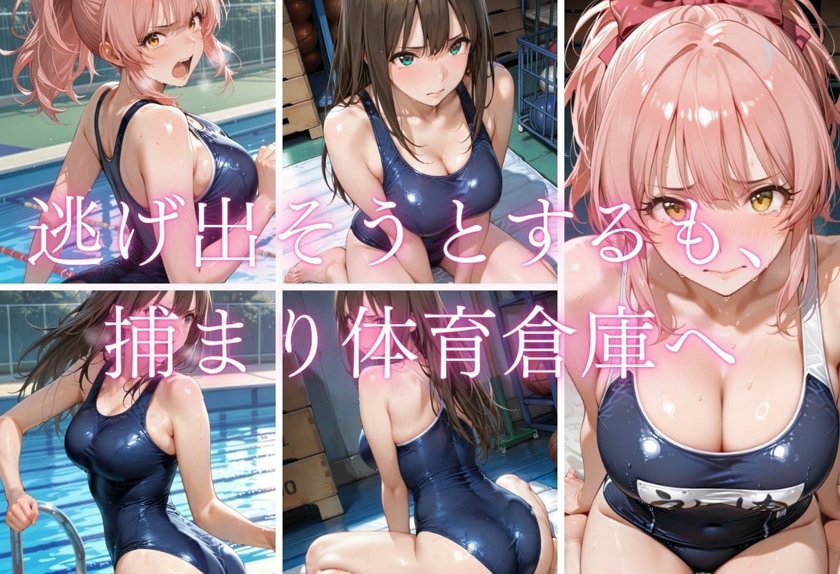 学校のプールでスクール水着を狙う教師〜逃げるヒロインは体育館倉庫で完堕ち〜Vol.1 サンプル7