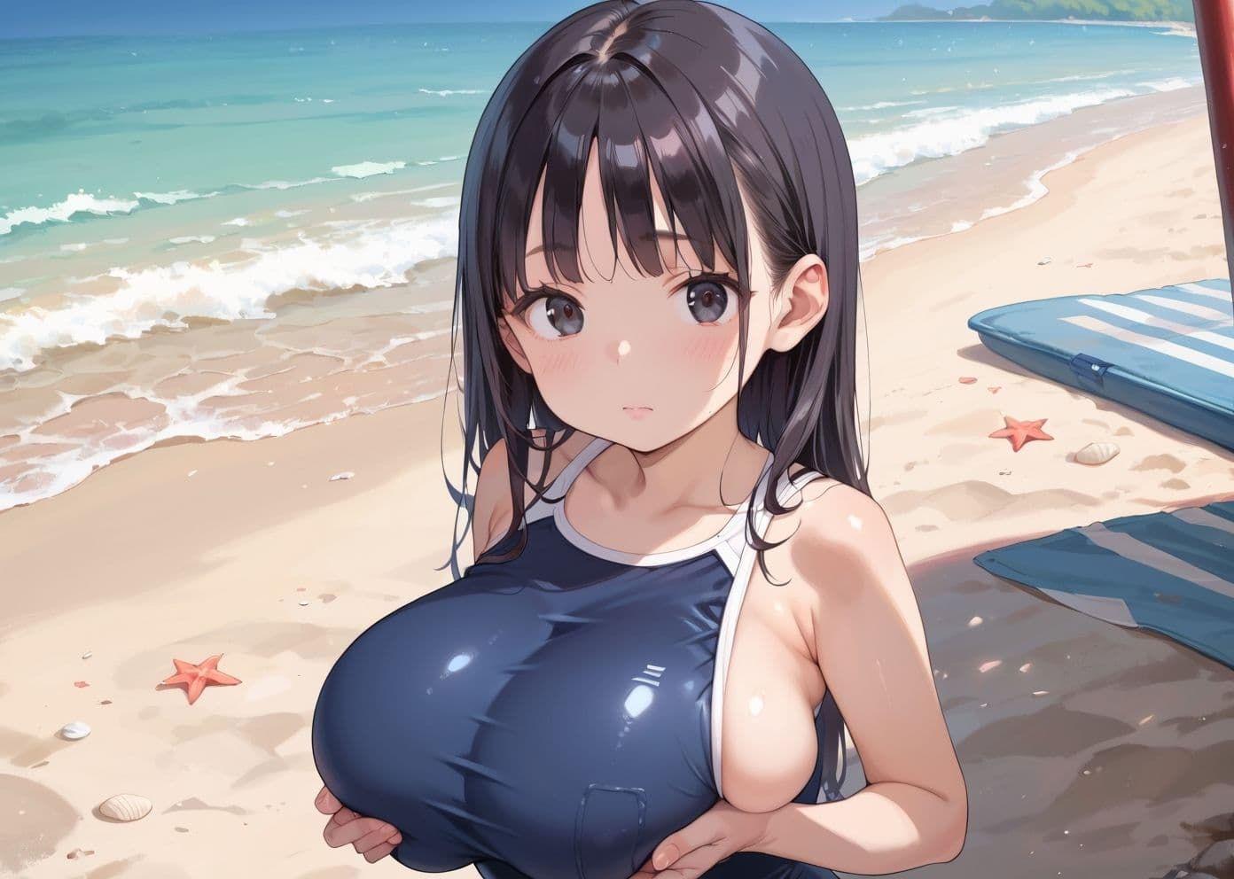 スク水えちえち委員長。CG画像集9 サンプル8