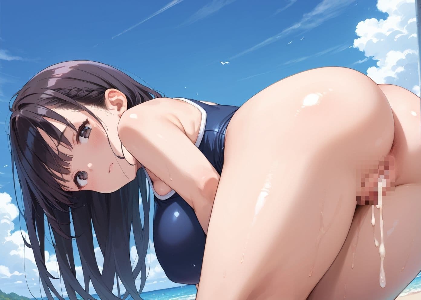 スク水えちえち委員長。CG画像集9 サンプル9