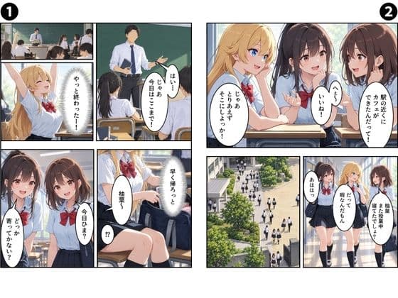 セリフ付き【淫乱学園】狙われた金髪美女〜屈辱の絶頂記録〜 サンプル1