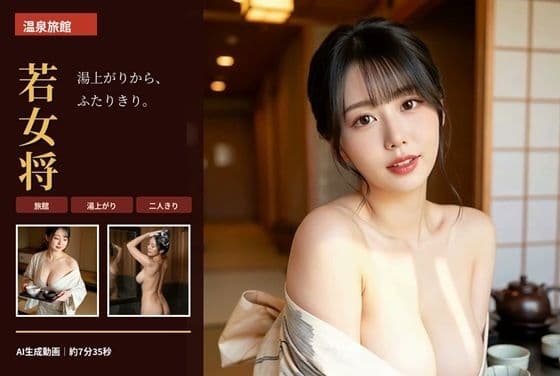 温泉旅館の若女将 〜湯上がりから、ふたりきり。〜