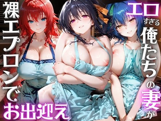 エロすぎる俺たちの妻が裸エプロンでお出迎え ハイス◯ールDxD編