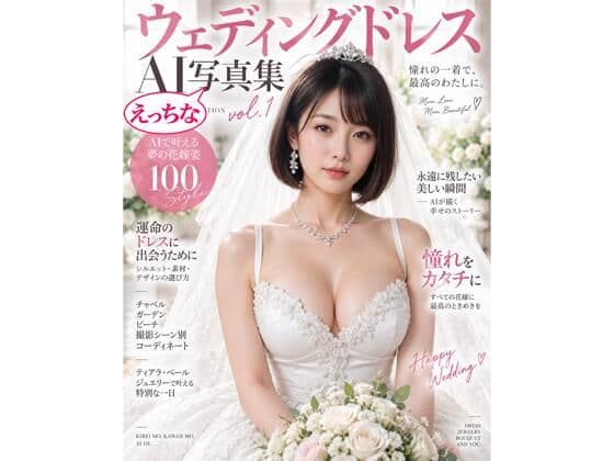 ウェディングドレス エッチなAI写真集 Vol.1