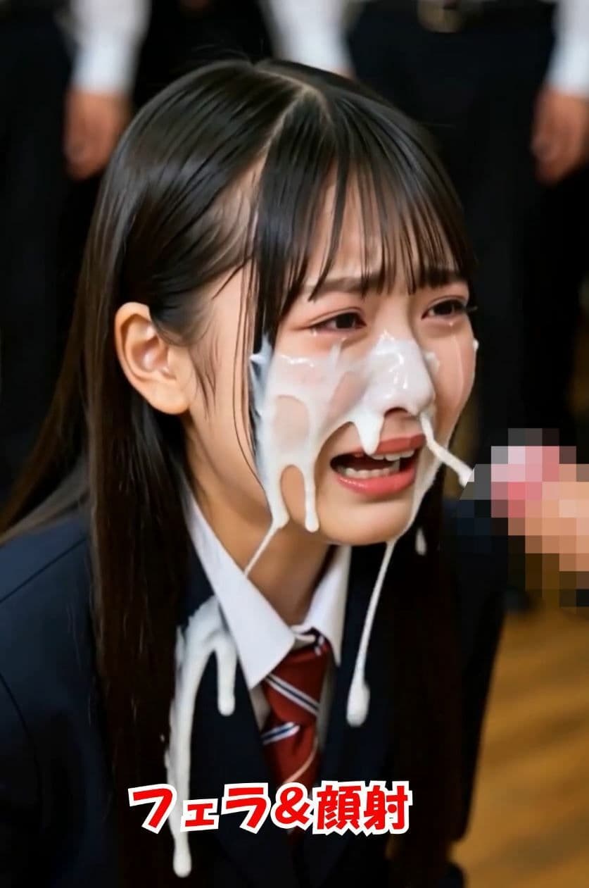 変態教師の性教育 用務員さんも参戦 女子全員のおマンコ鑑賞！性教育と称して処女に中出し！口内射精で鼻からザーメン噴き出し！用務員さんのテクニックでアへ顔晒す！ サンプル5