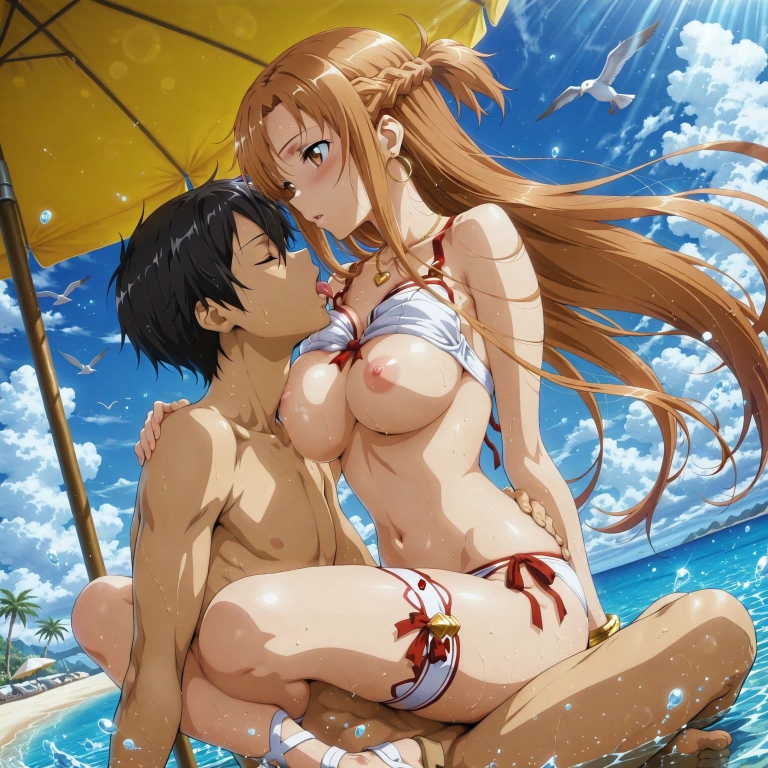 結〇明日奈と海で、ラブラブデート編 サンプル4