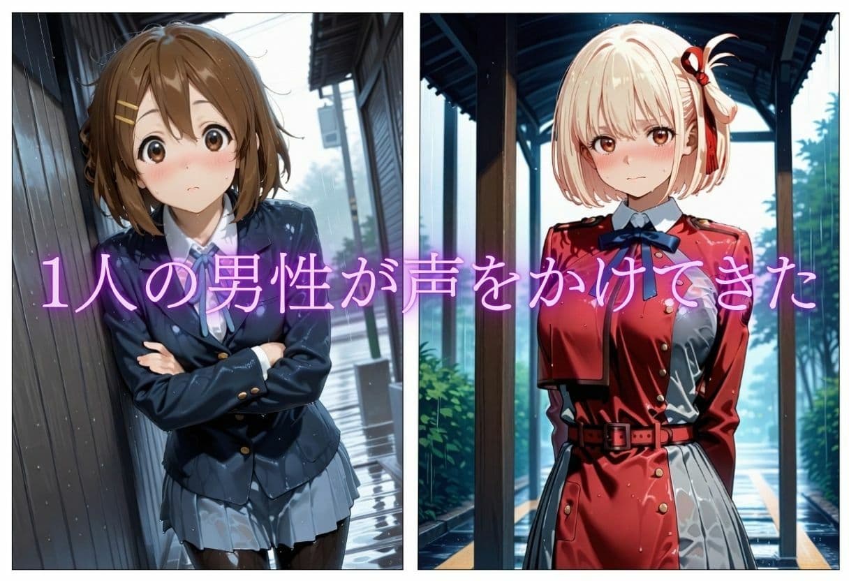 ずぶ濡れ家出少女  メス堕ち サンプル2