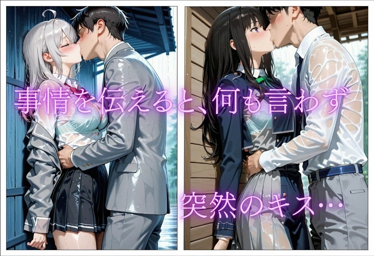 ずぶ濡れ家出少女  メス堕ち サンプル3