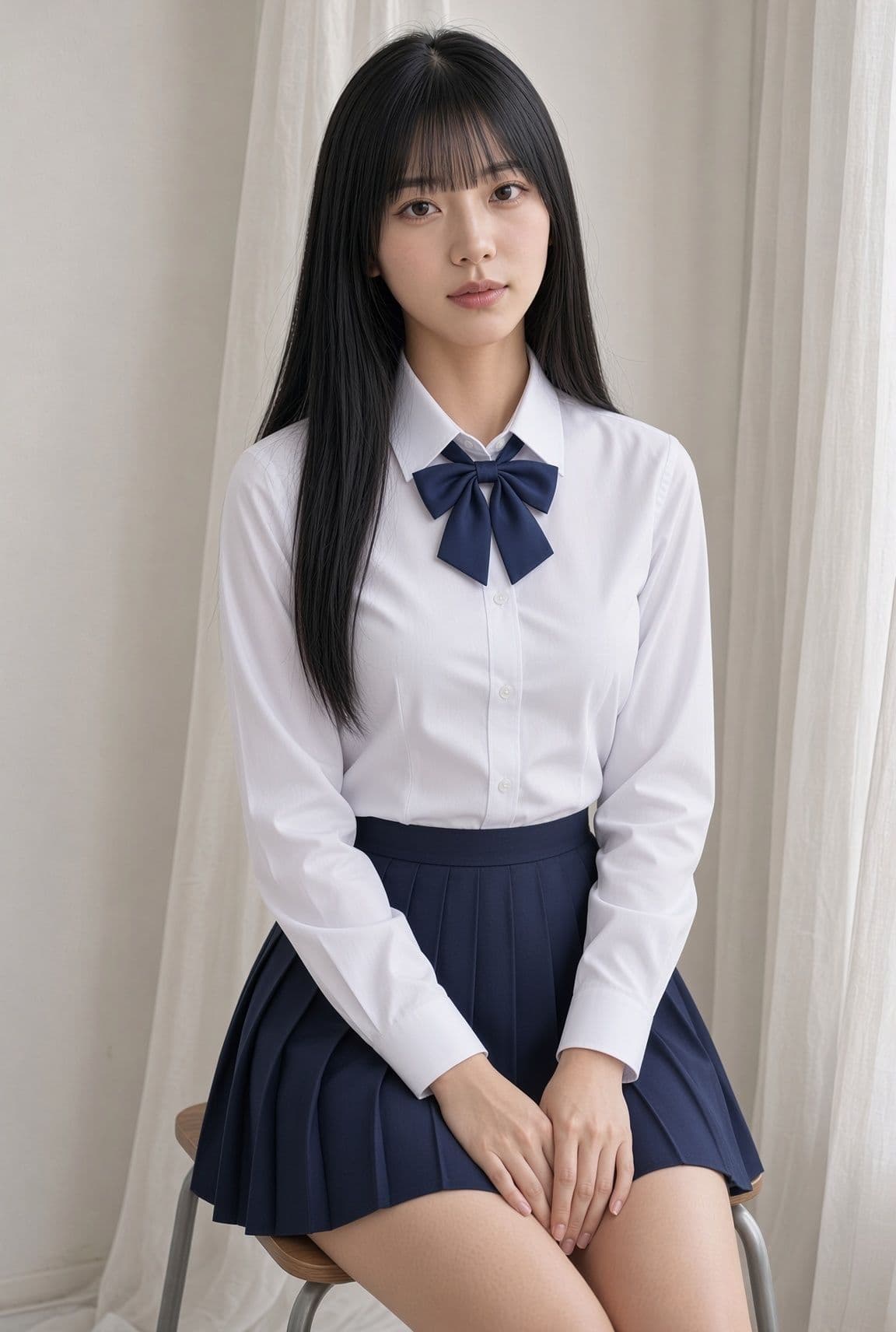 しおり Vol.1「制服と白い下着」 サンプル2