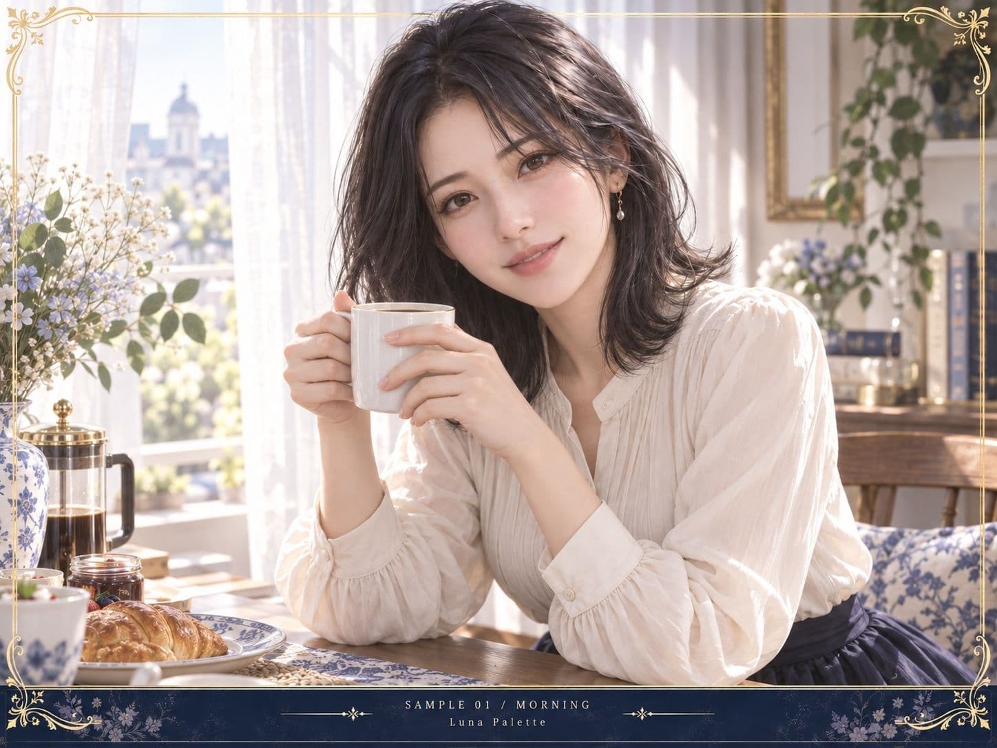 休日の彼女｜透明感のある彼女と過ごす一日 サンプル1
