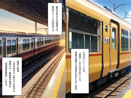 痴○専用車両 〜乗った女は何をされても文句を言えず快楽堕ち〜 サンプル1