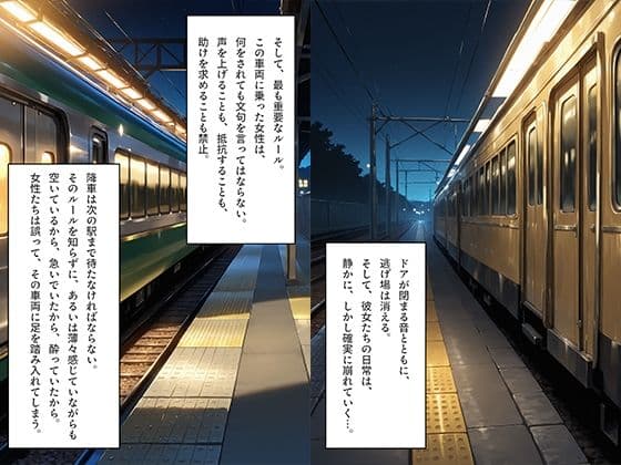 痴○専用車両 〜乗った女は何をされても文句を言えず快楽堕ち〜 サンプル2