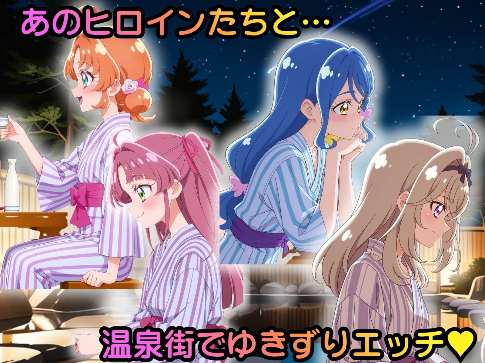 ヒロイン温泉街ゆきずりエッチ  名探偵プリキ●ア！編 サンプル1