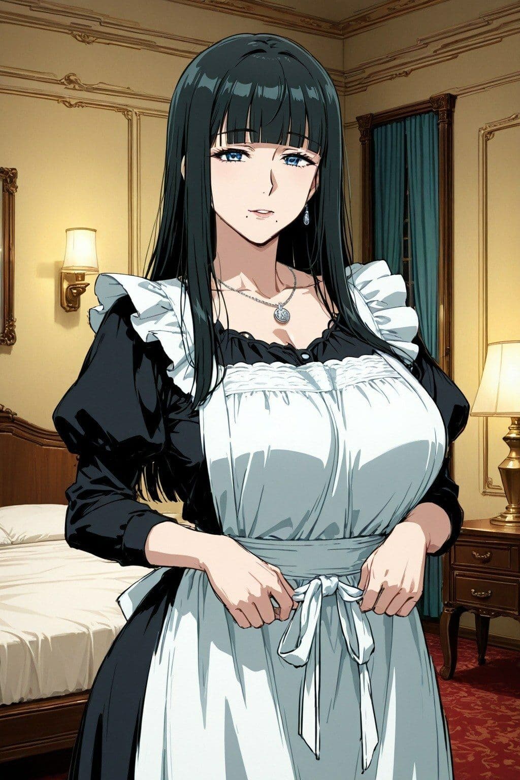 爆乳メイドと子づくりする毎日 〜住み込みのお姉さんに中出し〜【CG集302枚】 サンプル2