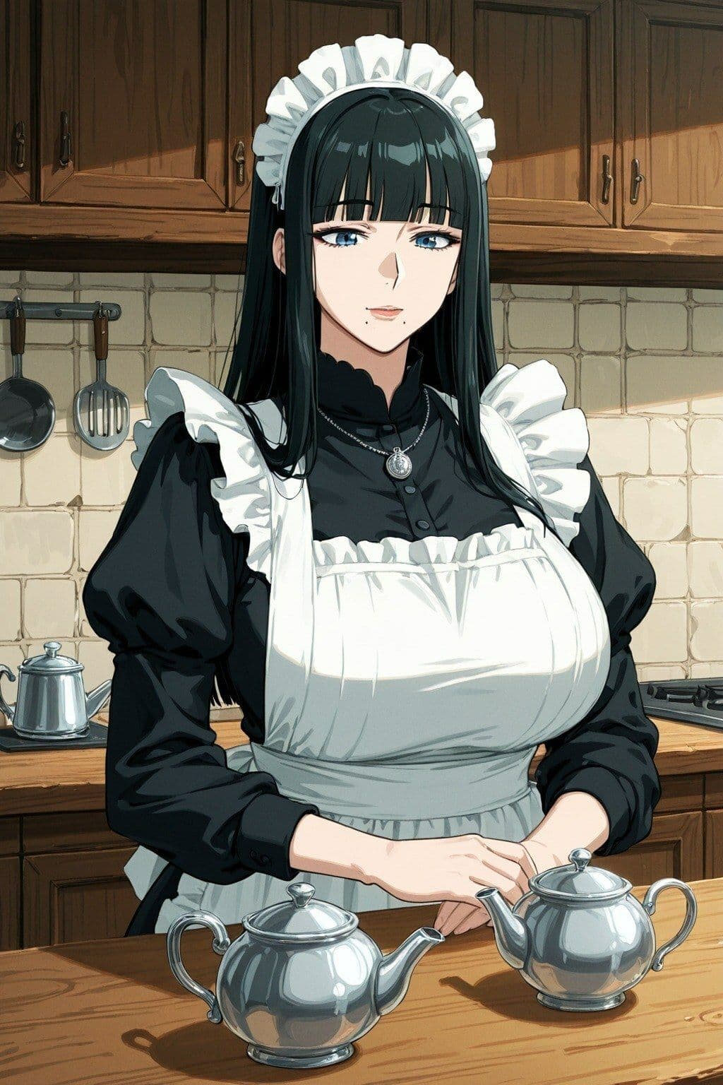 爆乳メイドと子づくりする毎日 〜住み込みのお姉さんに中出し〜【CG集302枚】 サンプル7