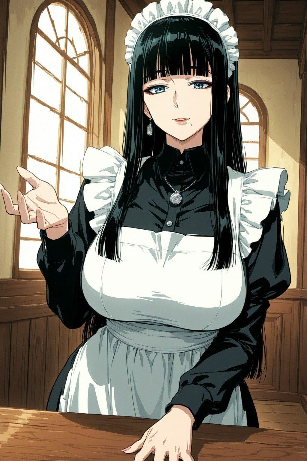 爆乳メイドと子づくりする毎日 〜住み込みのお姉さんに中出し〜【CG集302枚】 サンプル9