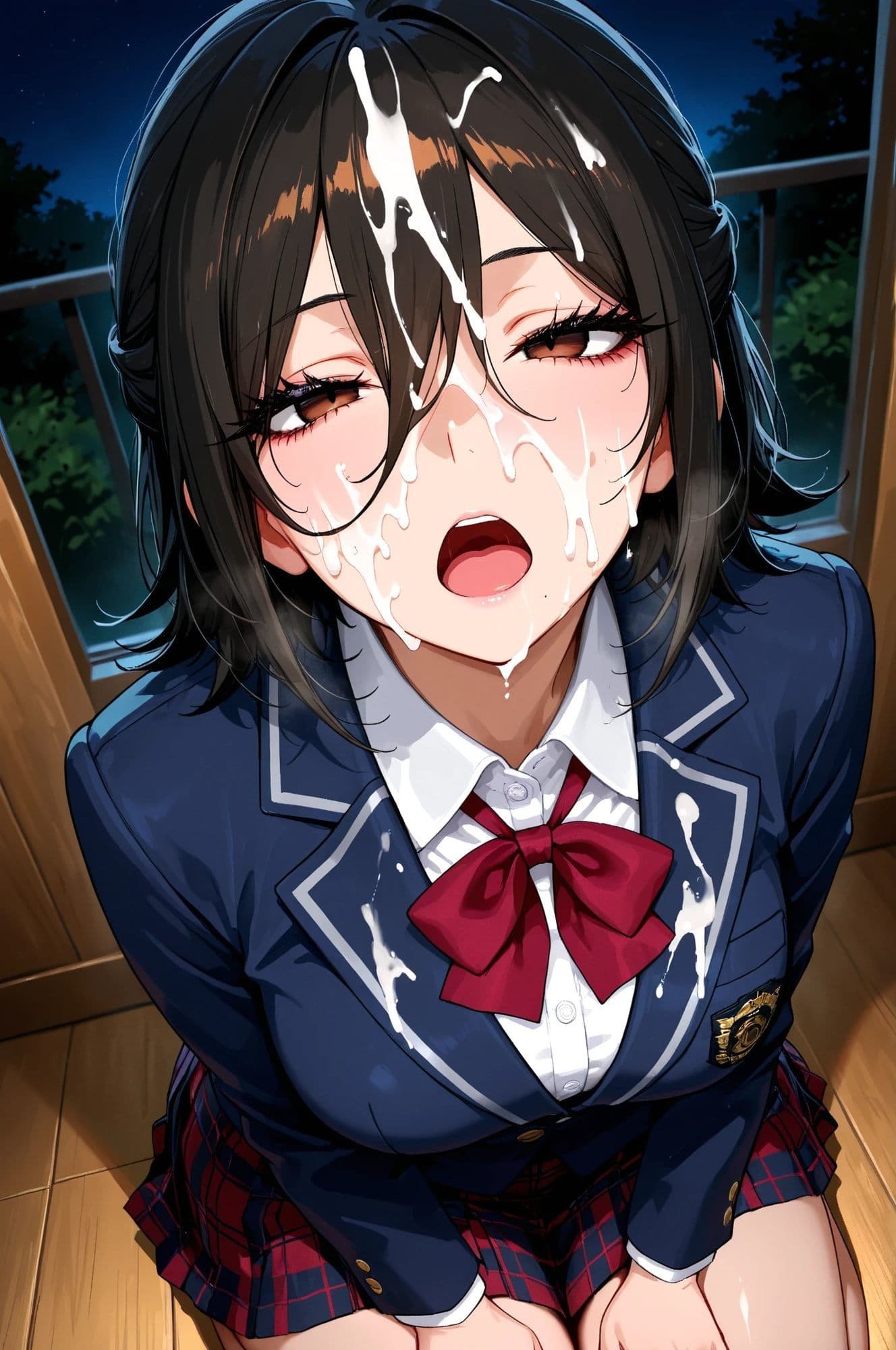 ぶっかけられたお顔は好きですか？ サンプル4