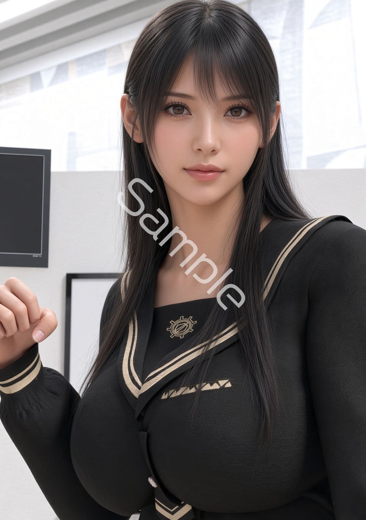 才色兼備の万能女性格闘家 霧島 愛唯の学生モデル風写真集The Real_03 サンプル1