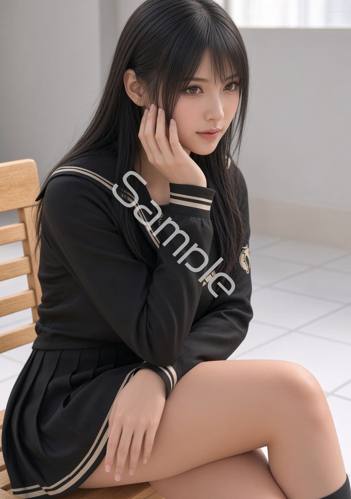 才色兼備の万能女性格闘家 霧島 愛唯の学生モデル風写真集The Real_03 サンプル5