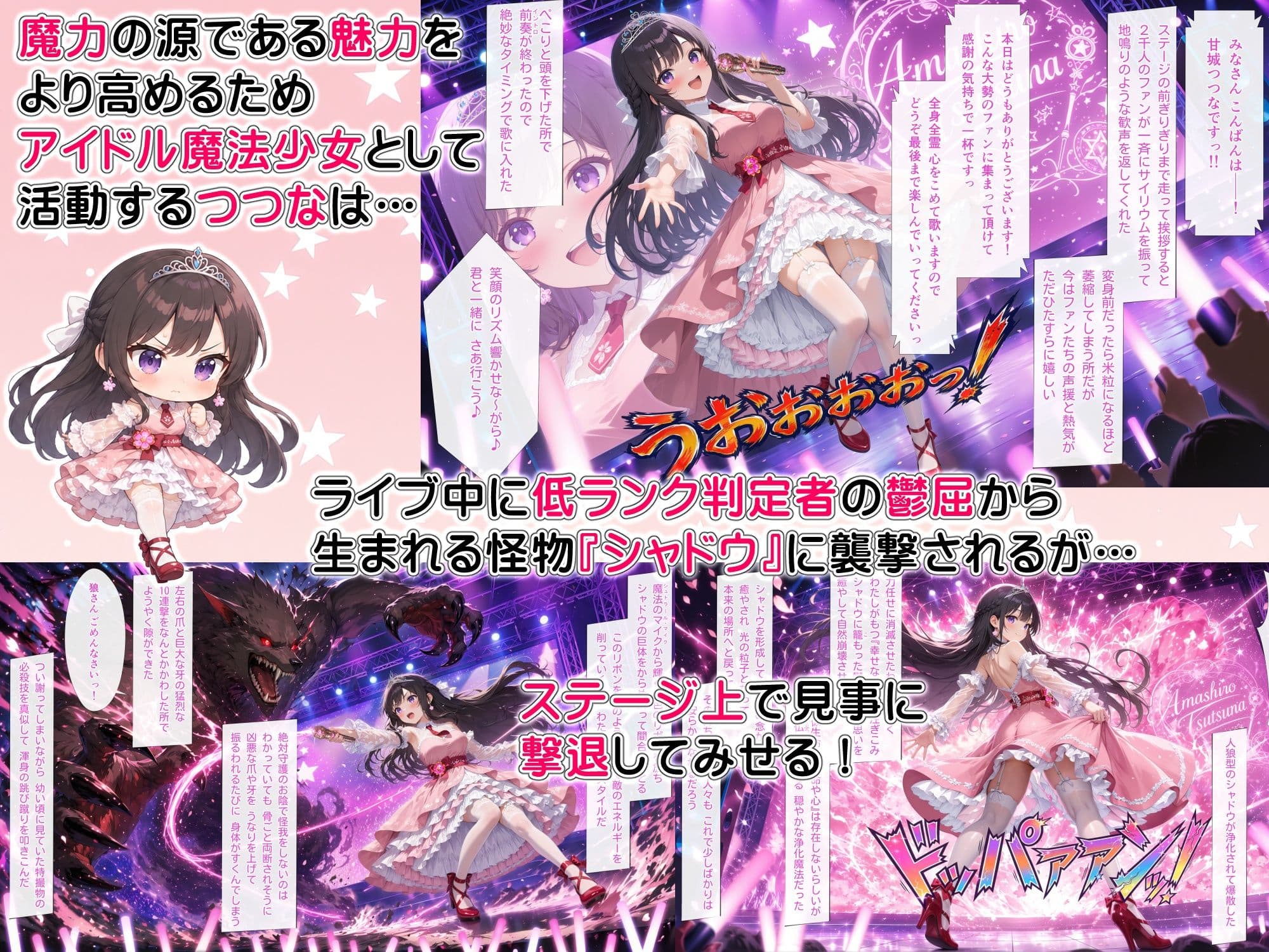 アイドル魔法少女つつなSSR【前編】 サンプル2