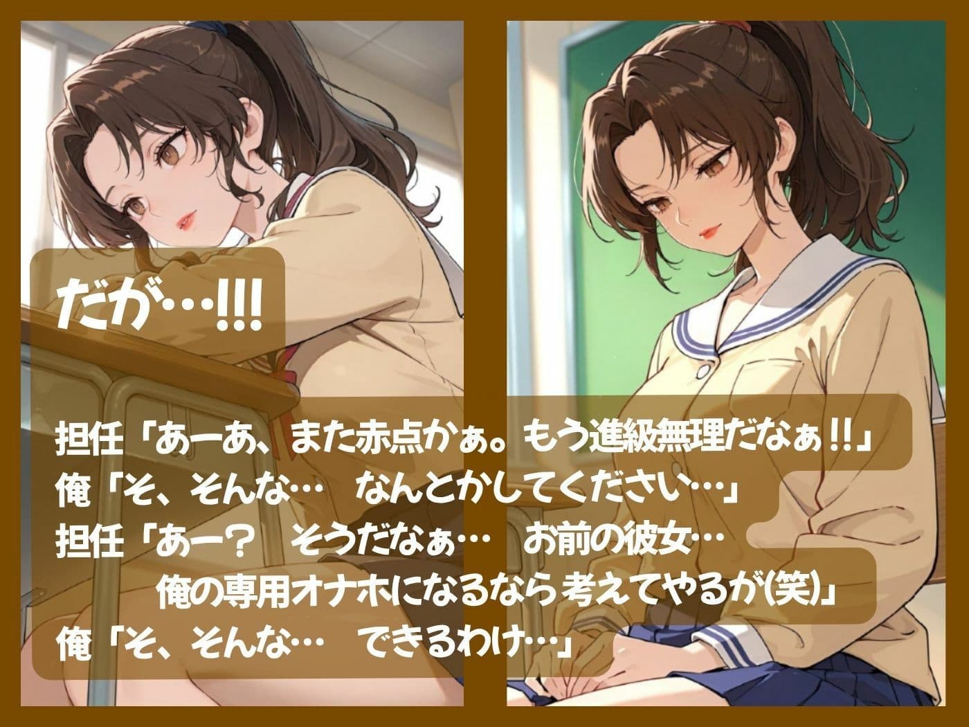 姉御肌な俺の彼女が担任教師のオナホになった件 サンプル4