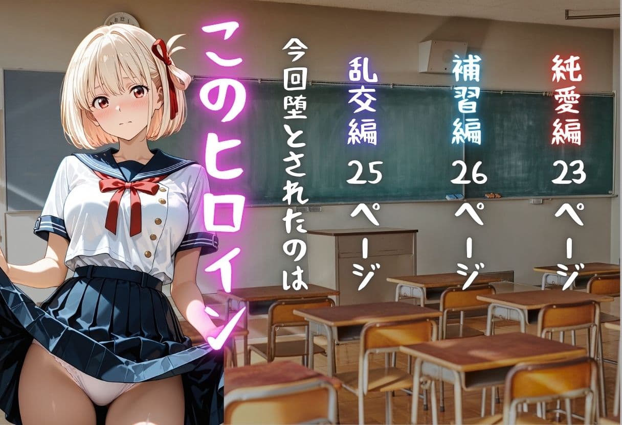 錦◯千束が彼氏と甘エッチ直後、教師NTR中出しされ学園肉便器に堕ちた サンプル1