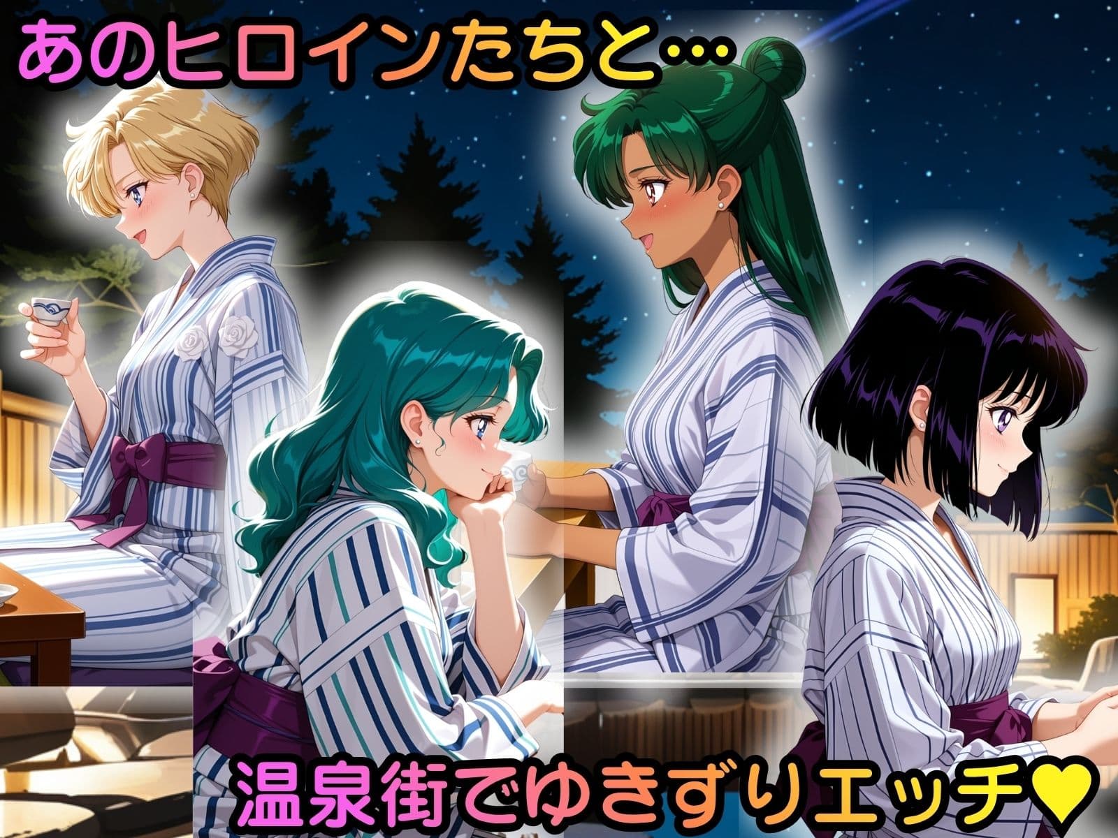 ヒロイン温泉街ゆきずりエッチ 美少女戦士セーラ●ムーン編その3 サンプル1