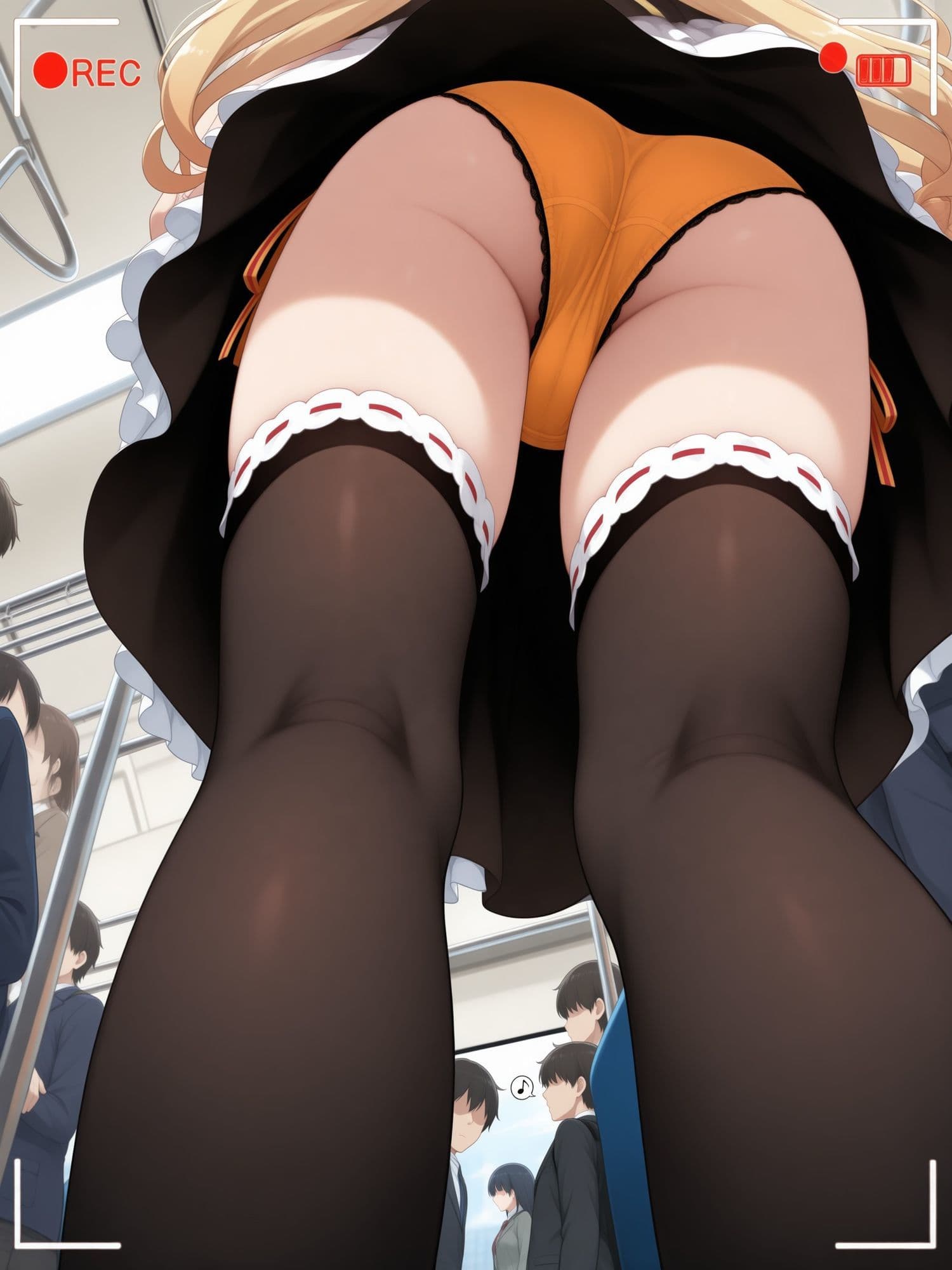 【ホ〇ライブ】電車に乗ったらホ〇メンが乗ってたから盗撮してみた 2【150枚収録】 サンプル8