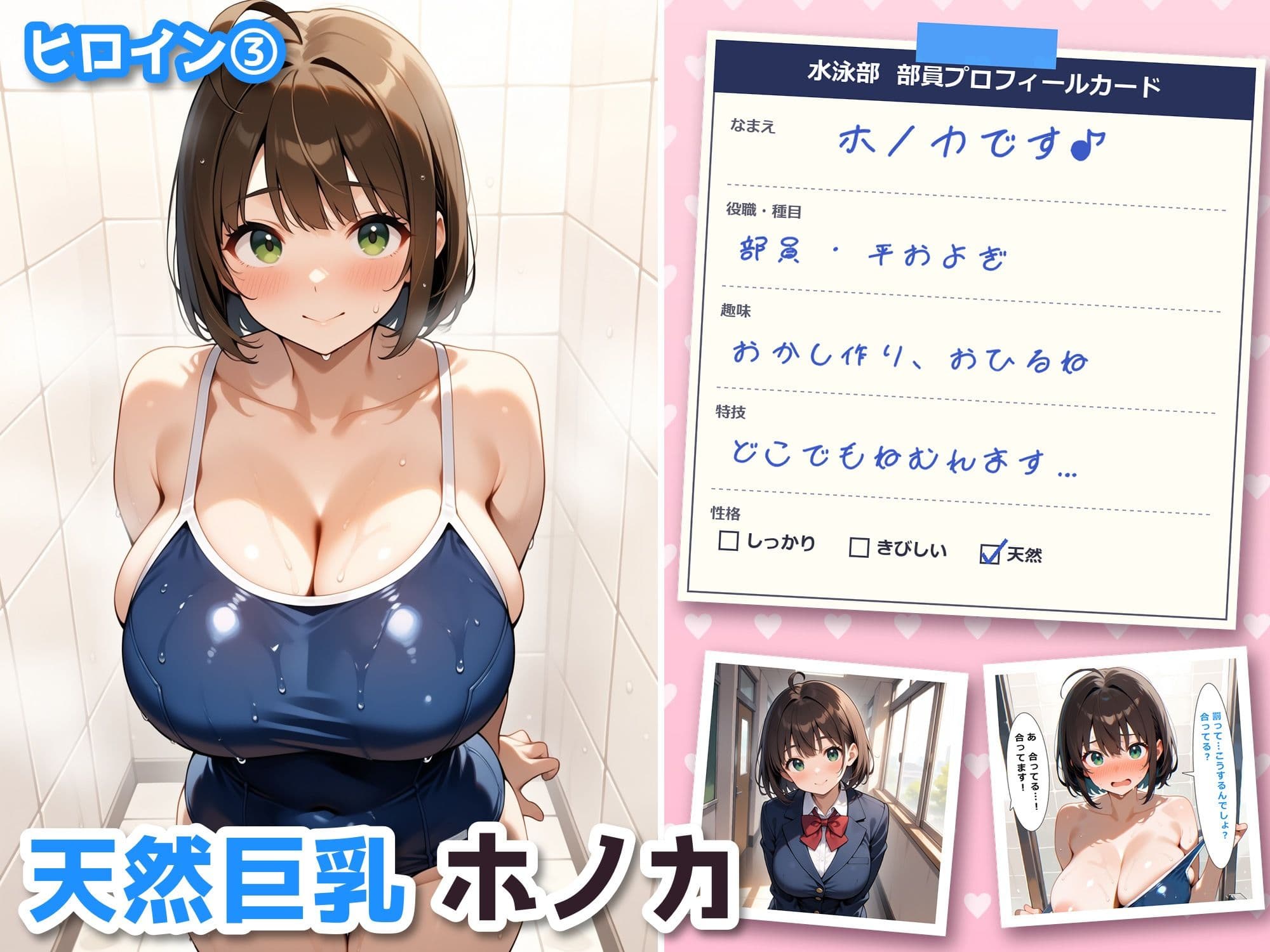 ノゾキミ。〜水泳部編〜 ノゾいたら美女部員4人に搾り取られた件 サンプル6